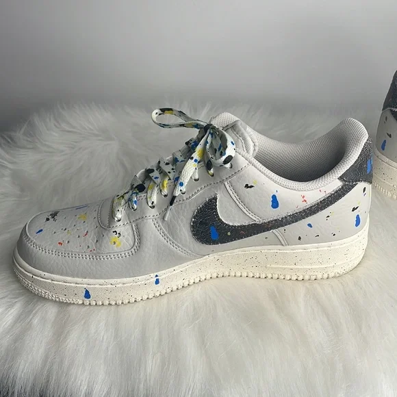 Nike | Air Force 1’07 LV8 Low Paint Splatter CZ0339-001 - Picture 4 of 11